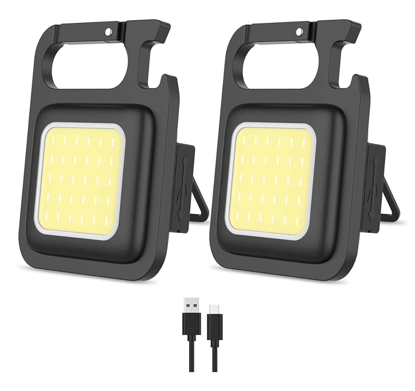 Foto 2 pulgar | Linterna Portátil Eo Safe Imports Esi-5357 Mini Llavero Cargando Lámpara Táctica LED Negro