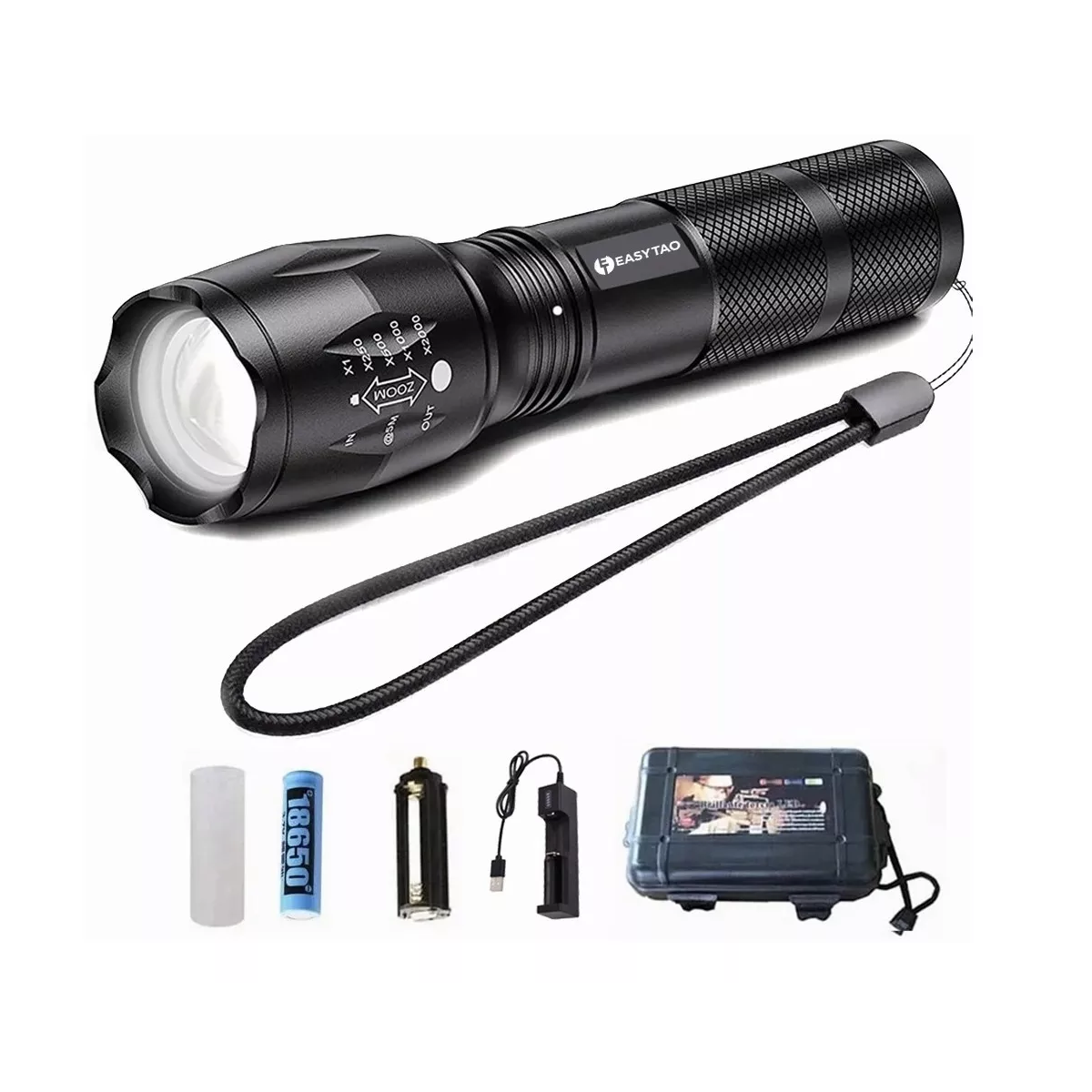 Foto 3 pulgar | Lampara Táctica Eo Safe Imports Esi-5614 Negro LED Recargable