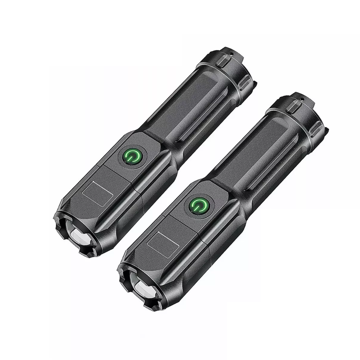 Foto 2 pulgar | Lámpara Táctica Súper Potente LED Zoom Eo Safe Imports Esi-5612 Negro 2 Piezas