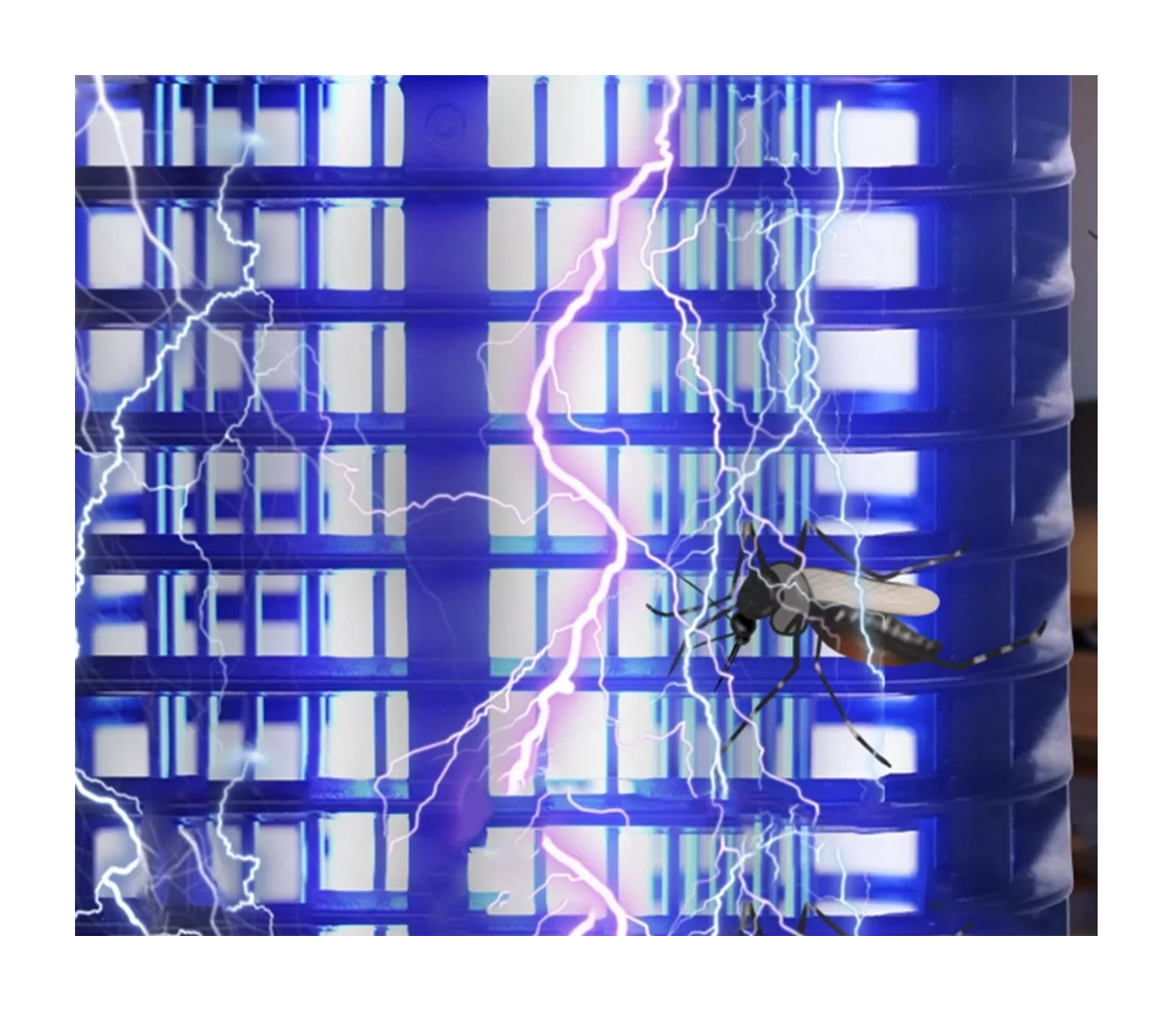 Foto 4 pulgar | Lámpara Repelente Eléctrica Mata Mosquitos 4200v Belug color Negro