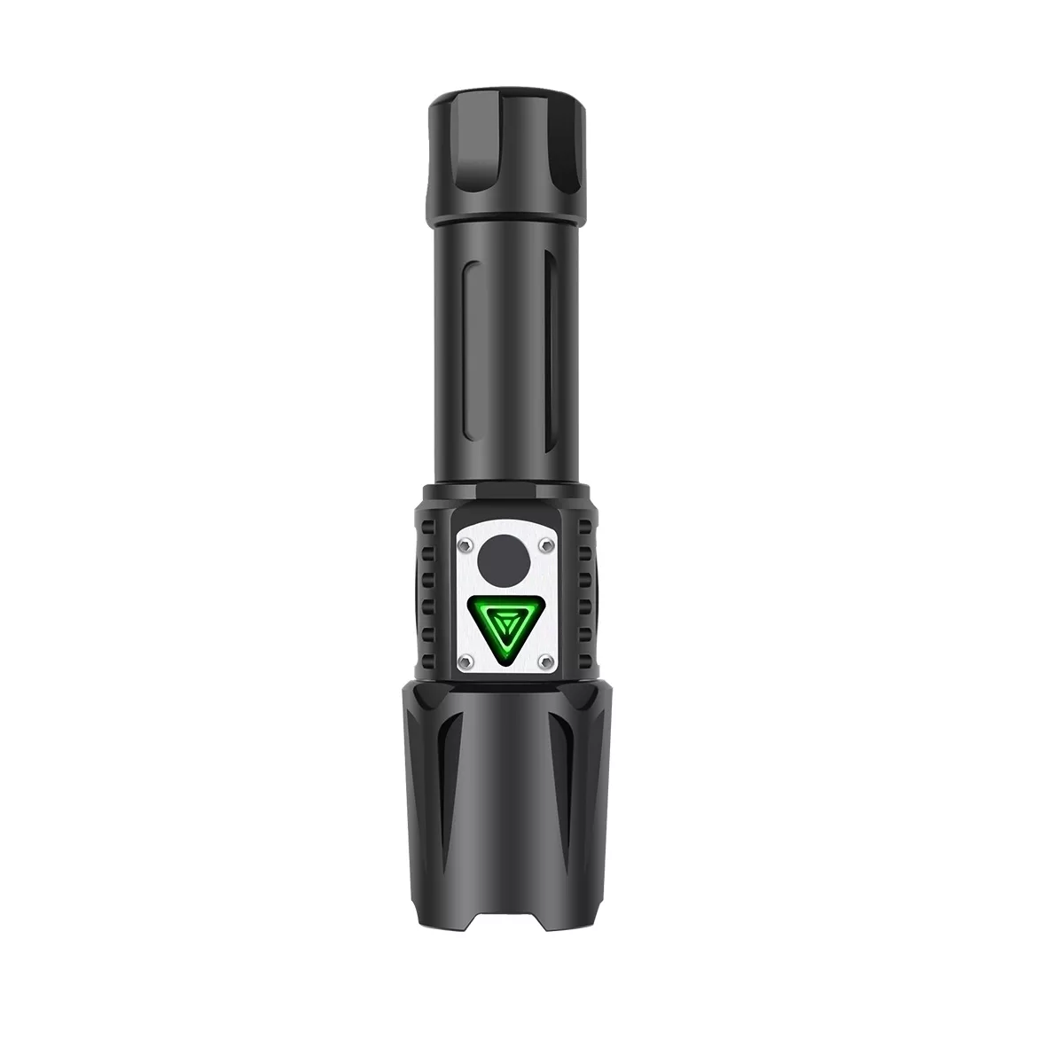 Lámpara Táctica Recargable Xhp160 Linterna Potente Eo Safe Imports Esi-11861 Negro