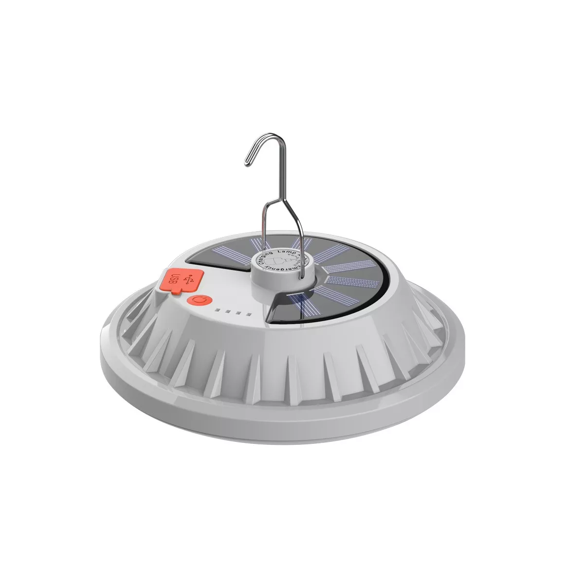 Lámpara Solar Para Acampar Recargable Eo Safe Imports Esi-11985 Blanco