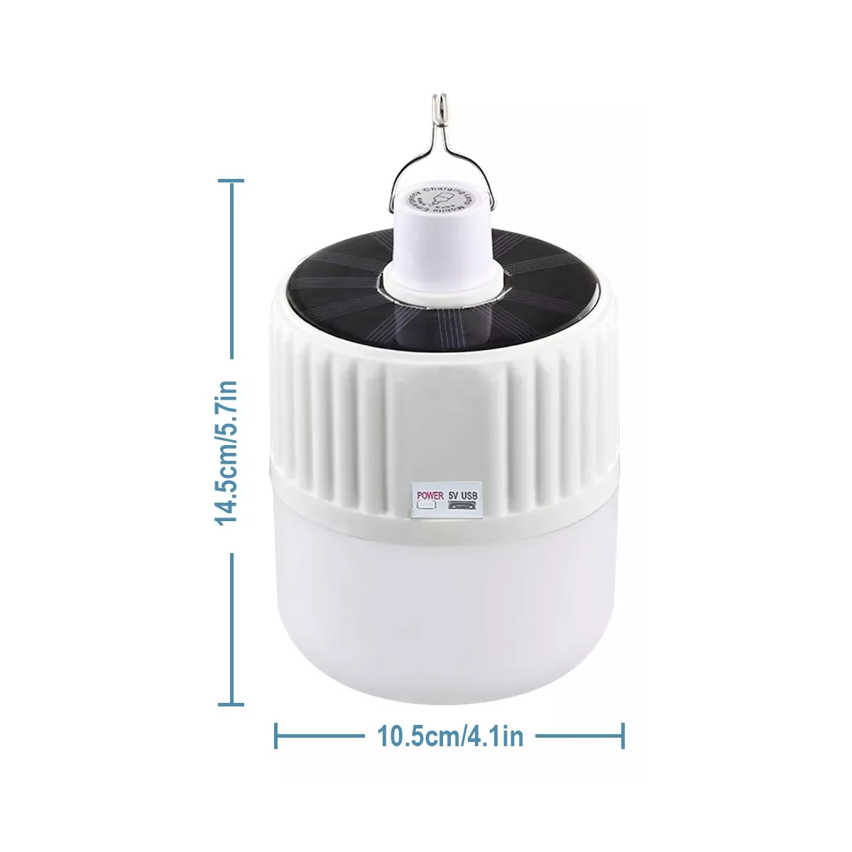 Foto 4 pulgar | Foco Led Lampara Solar Emergencia 120w Portátil Recargable Eo Safe Imports Esi-11987 Blanco