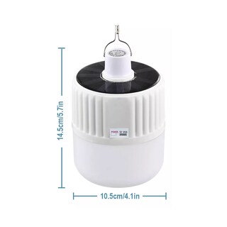 Foto 3 | Foco Led Lampara Solar Emergencia 120w Portátil Recargable Eo Safe Imports Esi-11987 Blanco