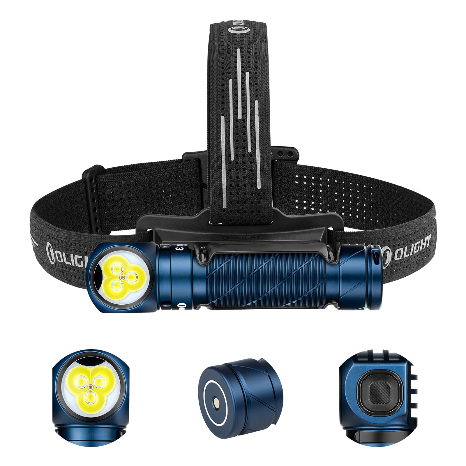 Foto 2 pulgar | Linterna Frontal Olight Perun 3 Recargable 3000lm Azul - Venta Internacional.