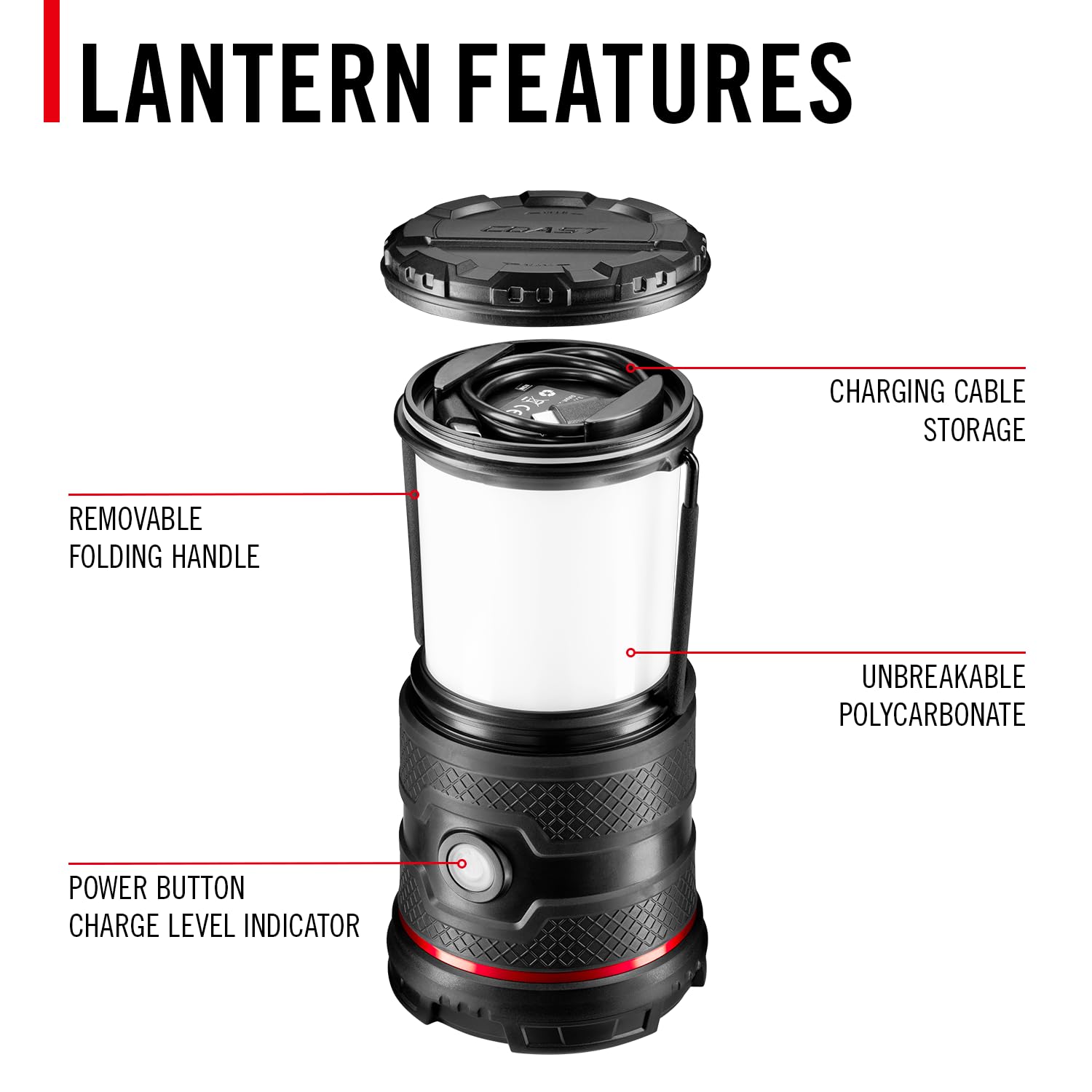 Foto 7 pulgar | Farol De Emergencia Para Acampar Coast Eal30r De 1000 Lúmenes - Venta Internacional.