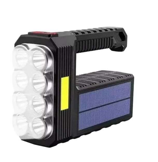 Foto 2 pulgar | Xtellar Linterna Led Táctica Solar Recargable: Impermeable Y A Prueba De Caídas.