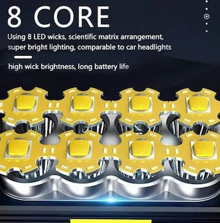Foto 3 | Xtellar Linterna Led Táctica Solar Recargable: Impermeable Y A Prueba De Caídas.