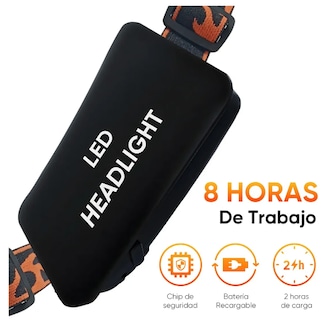 Foto 3 | Xtellar Lámpara Multifuncional Led De Cabeza Para Excursionistas Y Mineros Tácticos