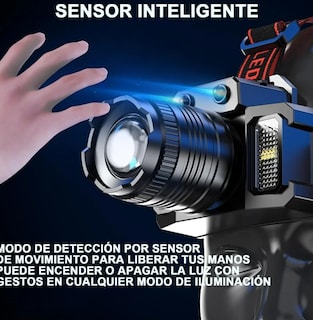 Foto 3 | Xtellar Pro Lámpara Minera Recargable, Linterna De Cacería Con Sensor Inteligente Y 6 Modos De Iluminación, Alcanc