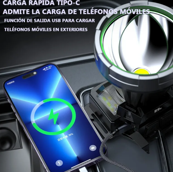Foto 4 pulgar | Xtellar Linterna De Caza Y Minero Recargable, Lámpara Inductiva De Alto Alcance