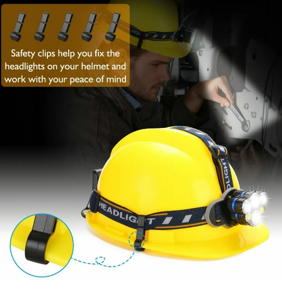 Foto 5 pulgar | Lámpara De Cabeza Xtellar Led De Potencia Intensa 18000 Lúmenes, Recargable Y Versátil Para Actividades Al Aire Libre