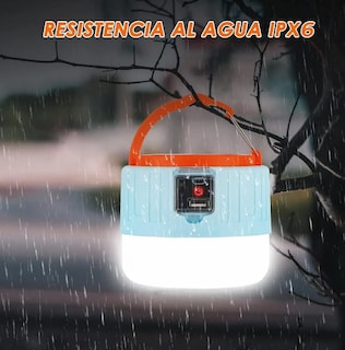 Foto 4 | Lámpara Xtellar Recargable Con Energía Solar Y Usb, Potente Linterna Led Para Acampadas Y Aventuras Al Aire Libre