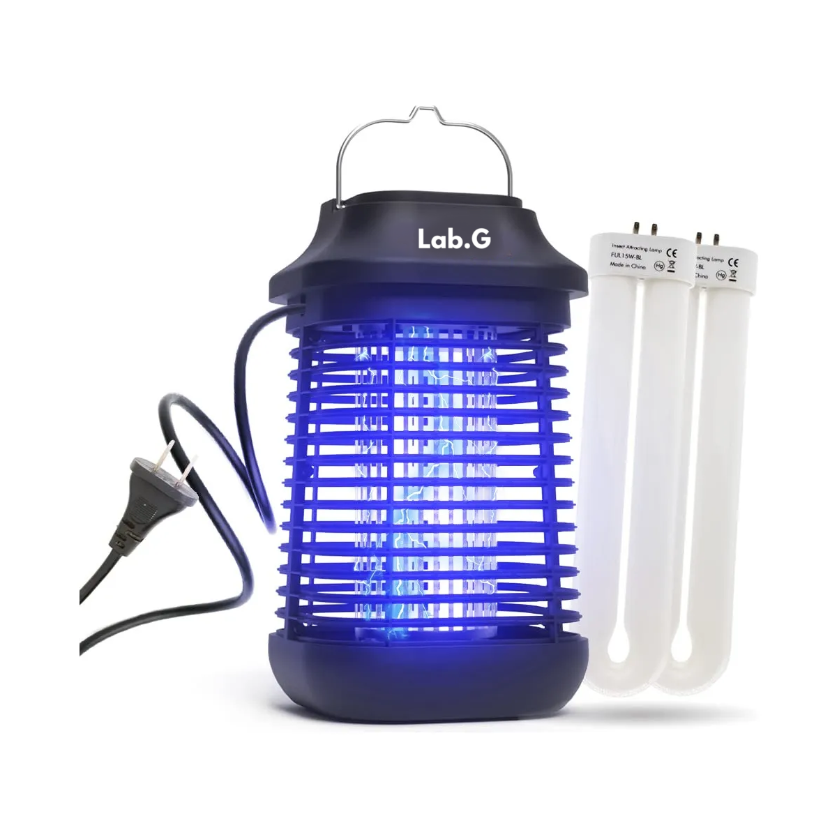 Foto 1 | Lampara Repelente Eléctrica Mata Mosquitos Y Mosca 4200v Portátil Lab.g Negro