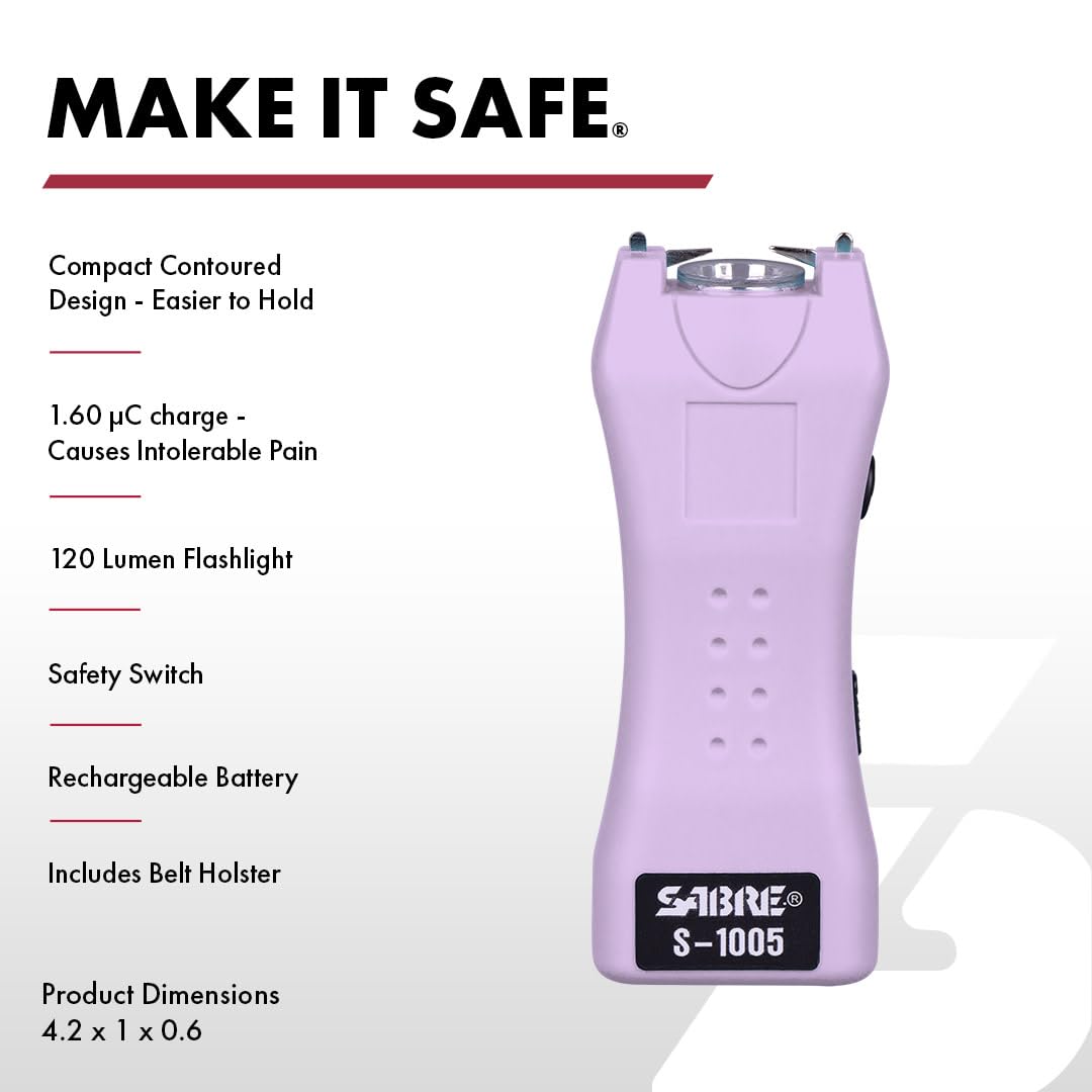 Foto 3 pulgar | Linterna Paralizante Sabre Compact de 1.6 mc con Led- Venta Internacional