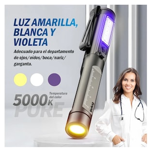Foto 2 | Lámpara Médica Portátil Recargable Para Diagnóstico Belug 3colores