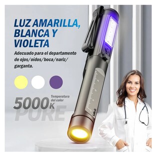Foto 2 | Lámpara Médica Portátil Recargable Para Diagnóstico Lab.g 3colores