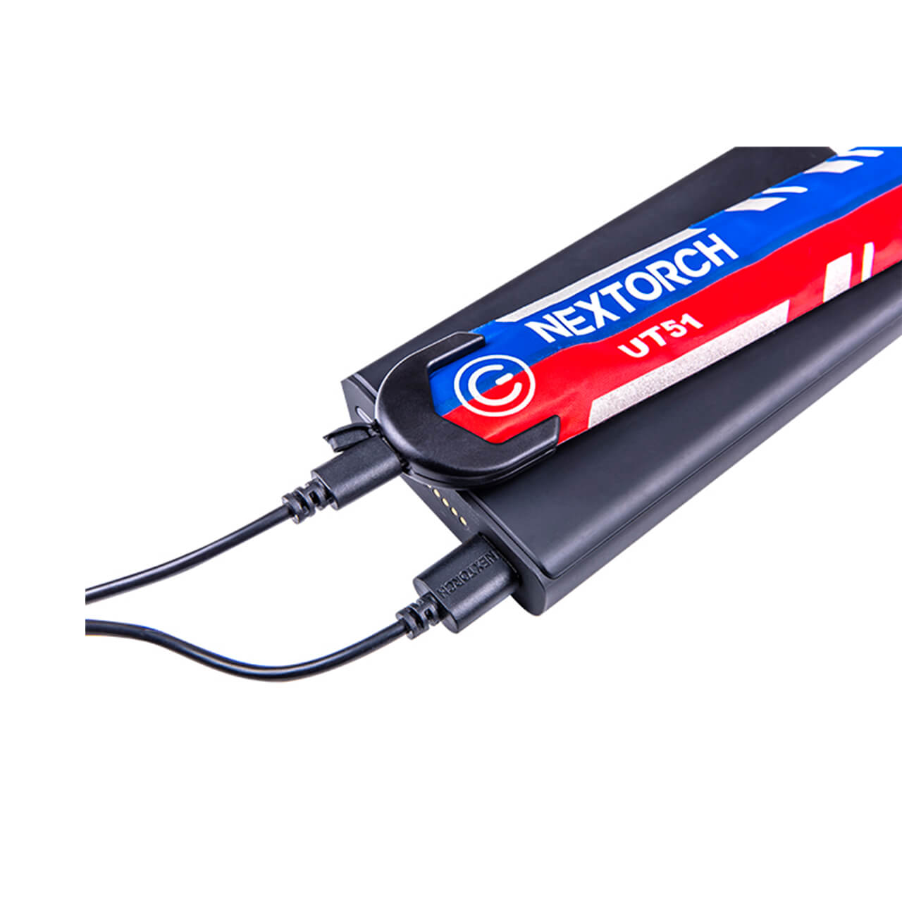 Foto 4 | Brazalete De Señalización Nextorch De Luz Led Intermitente, Cable Usb Tipo C, Rojo-azul