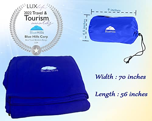 Foto 4 pulgar | Venta Internacional-Manta de Viaje Bluehills color Azul con Bolsa