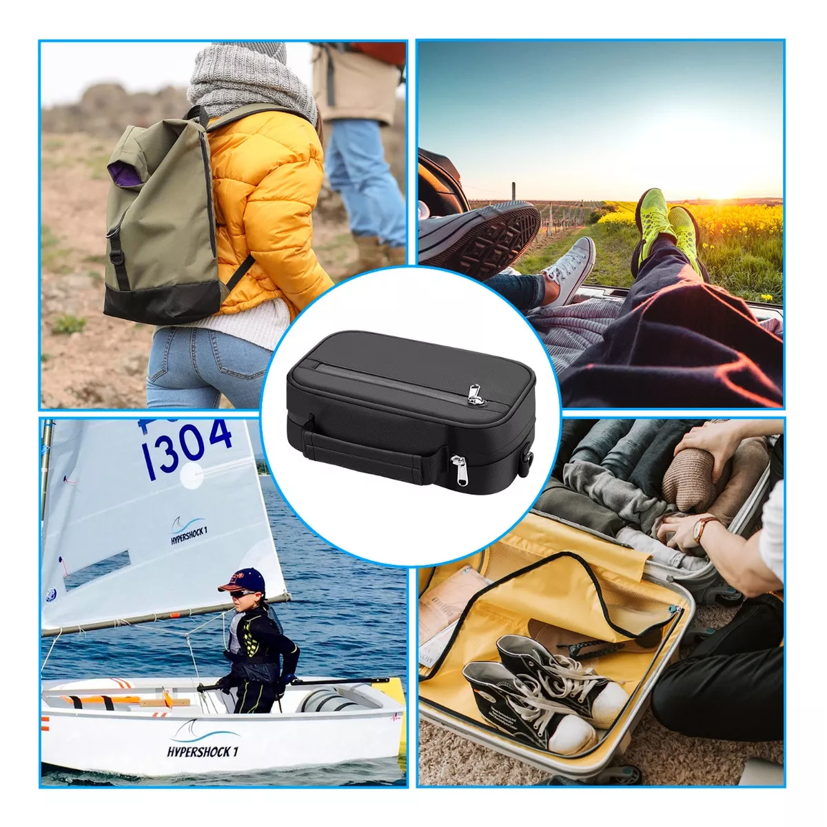 Foto 3 | Portatil Estuche Hielera Protector De Insulina Diabetes Eo Safe Imports Esi-16854 Negro