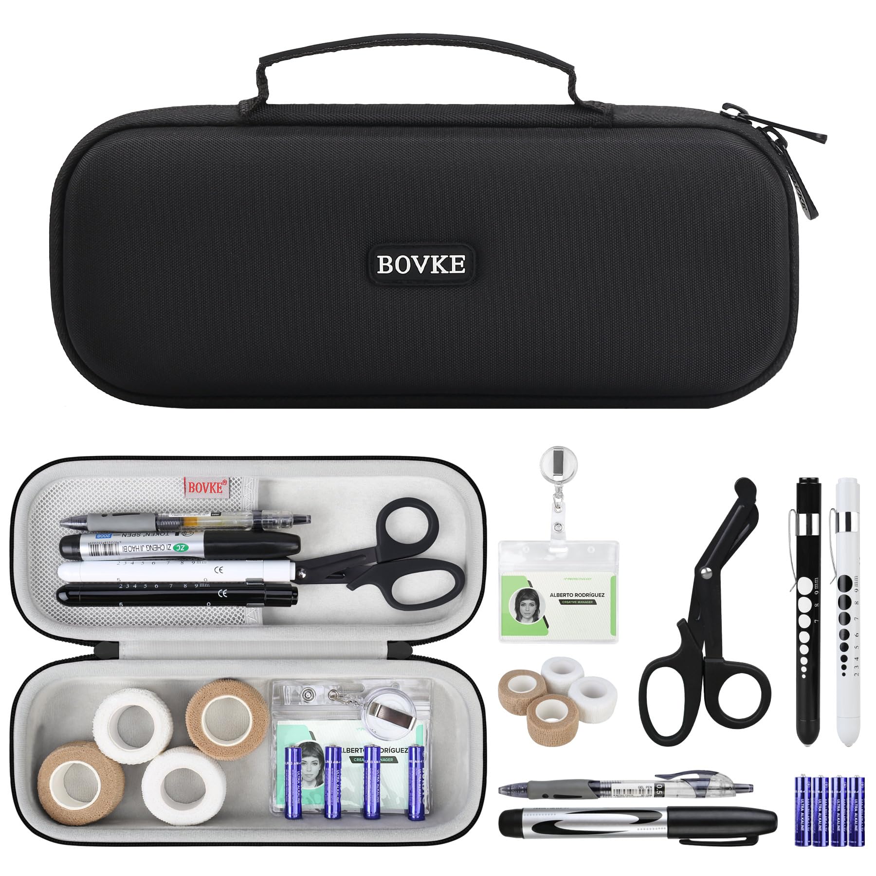 Set De Estuches Para Estetoscopios Bovke Para Enfermería Con Tijeras Y Linternas - Venta Internacional. $868