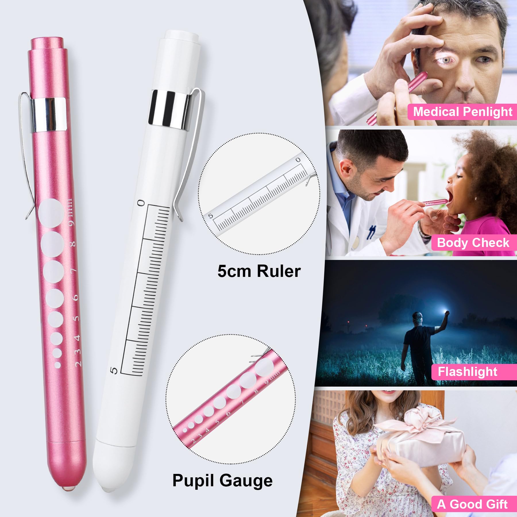 Foto 6 pulgar | Set De Herramientas De Enfermería Bovke  Funda Para Estetoscopio Con Tijeras Y Linternas - Venta Internacional.