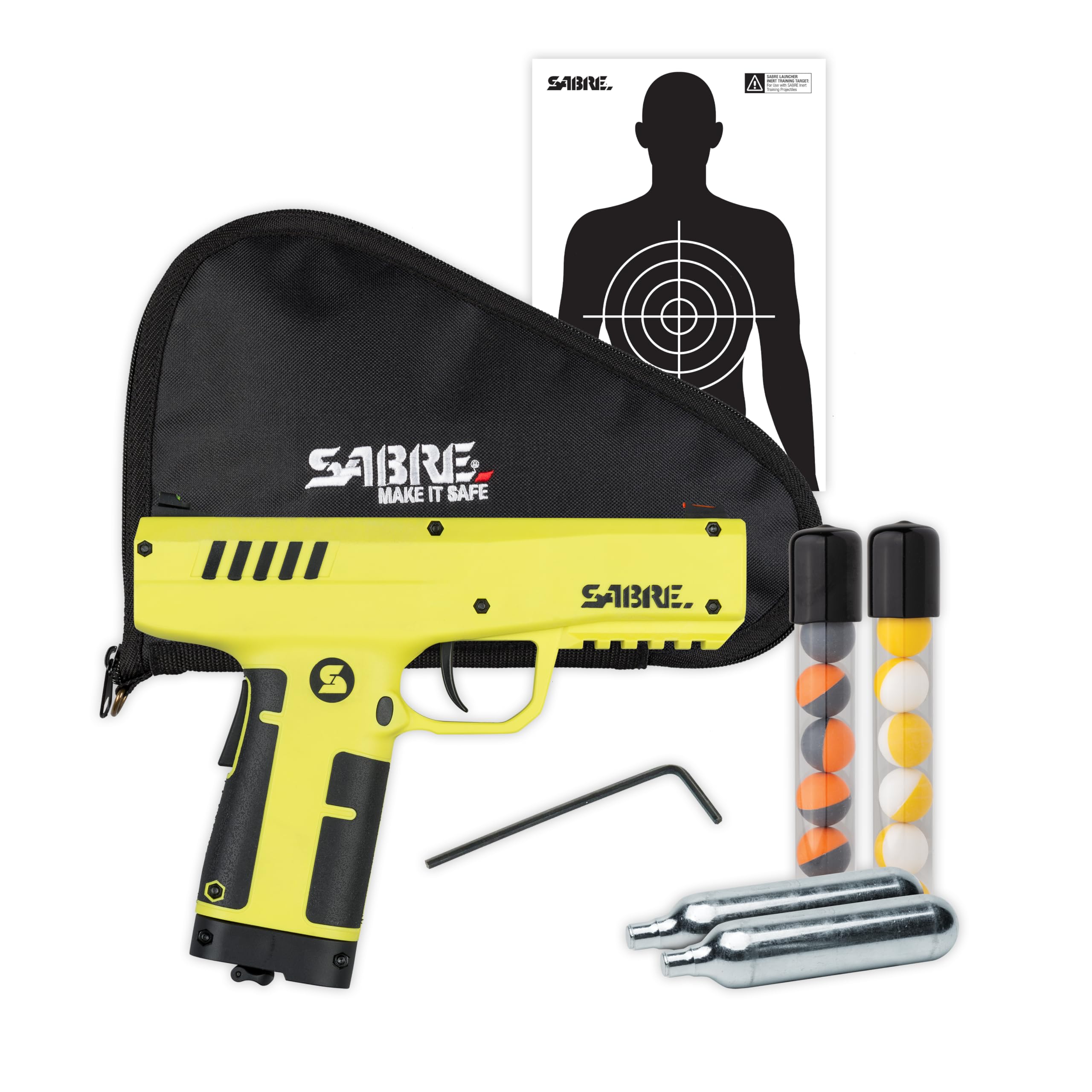 Lanzador De Proyectiles Pepper Sabre Home Defense Con Gel De Pimienta - Venta Internacional.