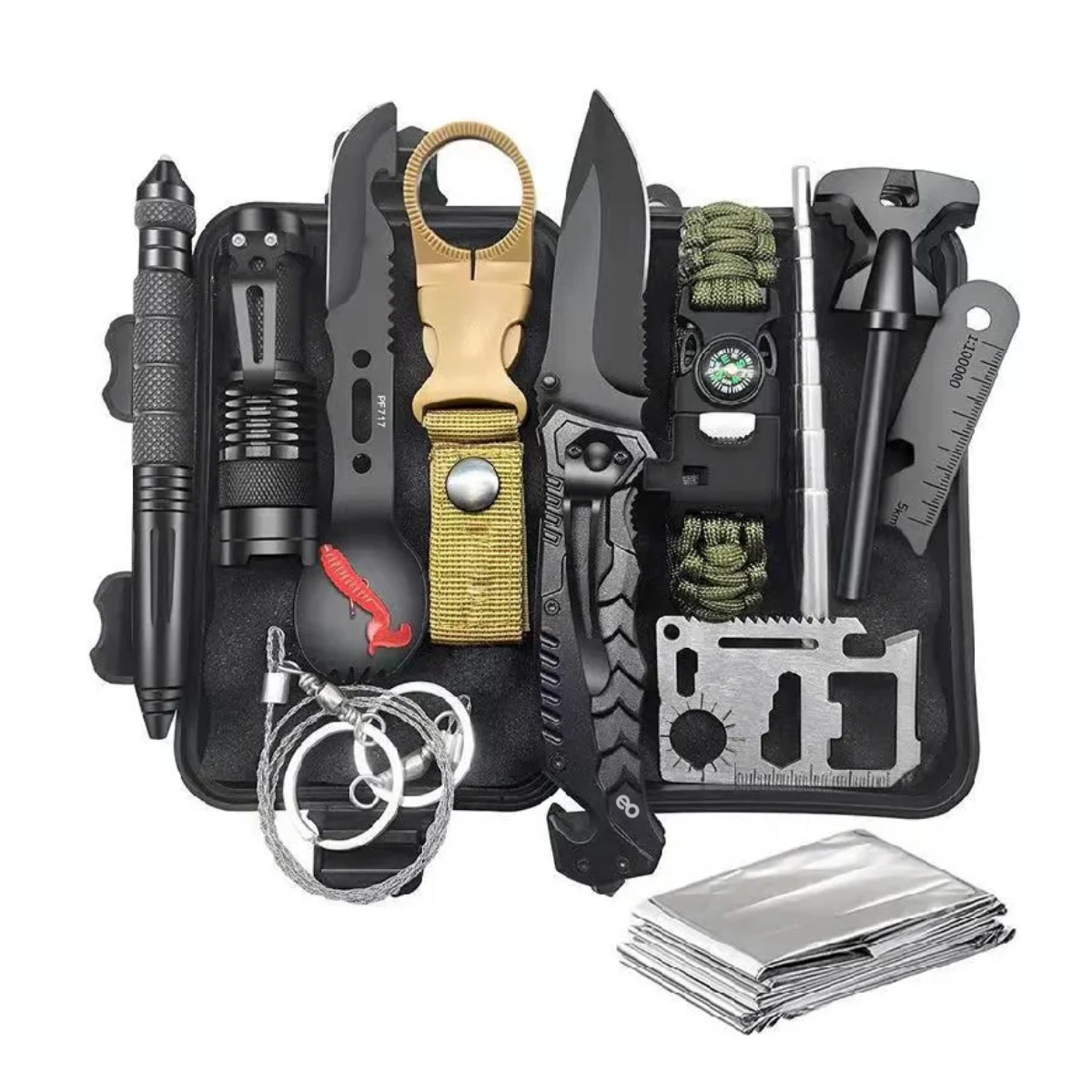 Kit De Supervivencia Para Camping Accesorios Sos Emergencia Eo Safe Imports Esi-19654 Multicolor