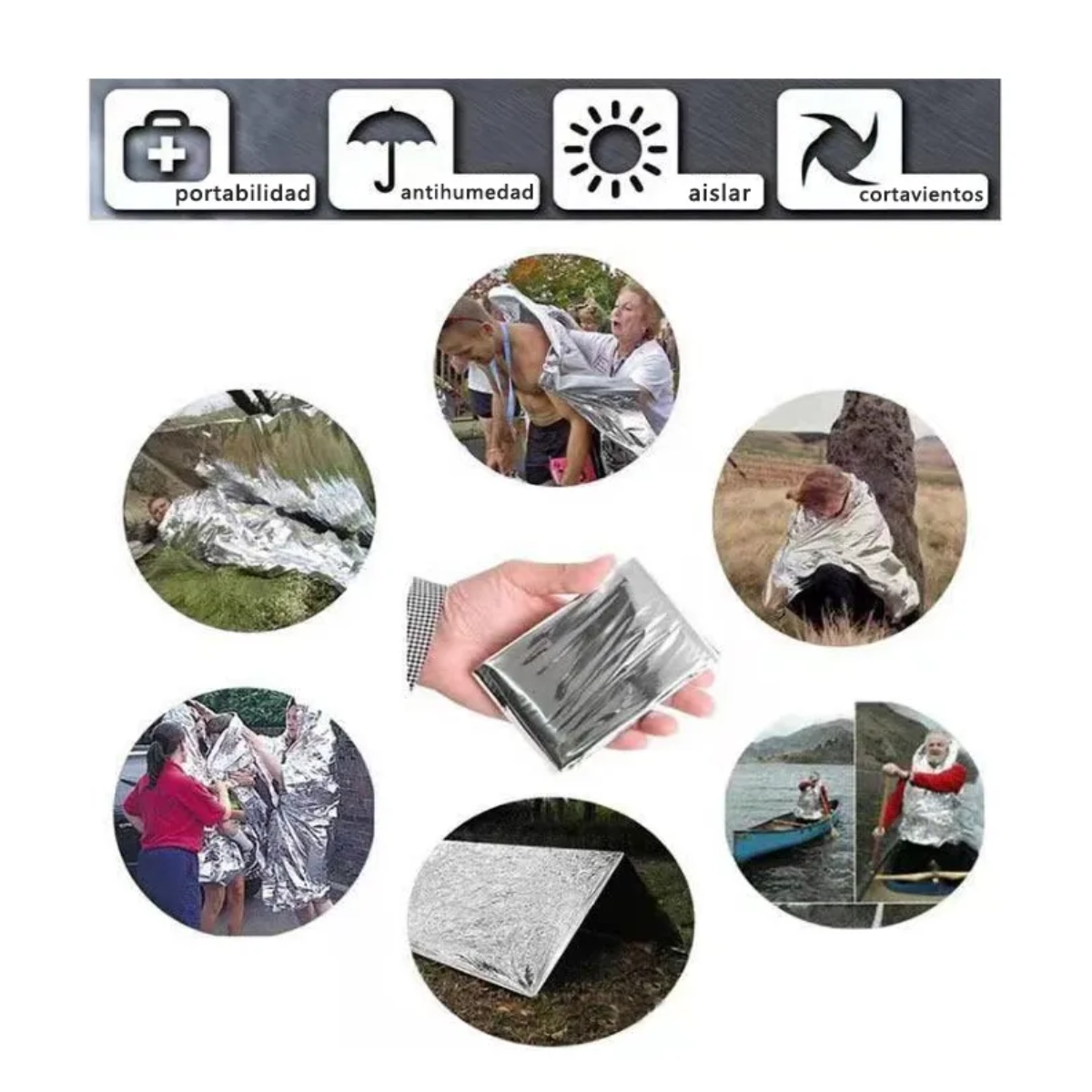 Foto 4 pulgar | Kit De Supervivencia Para Camping Accesorios Sos Emergencia Eo Safe Imports Esi-19654 Multicolor