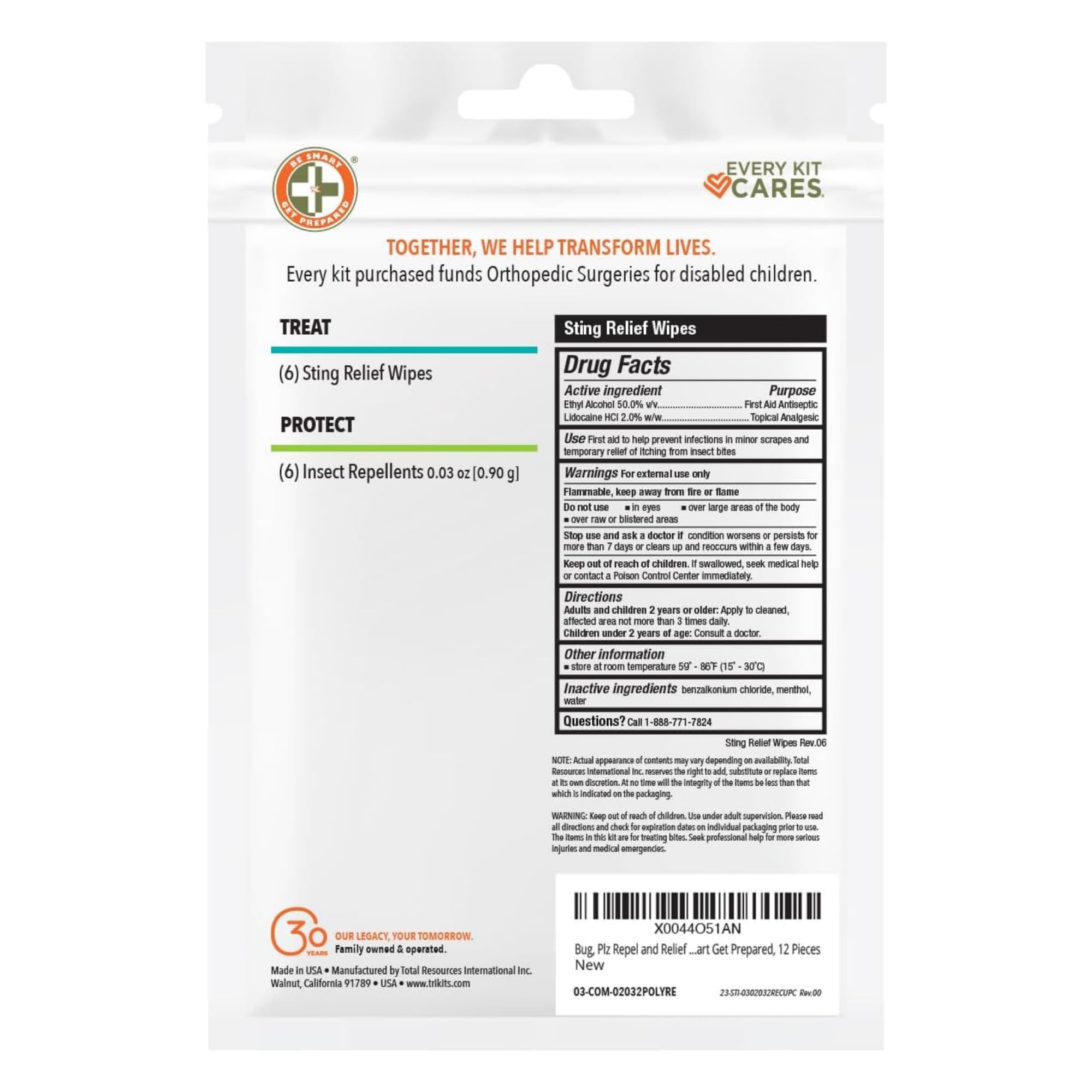 Foto 3 pulgar | Kit Para Repeler Y Aliviar Insectos Be Smart Get Prepared  12 Piezas - Venta Internacional.