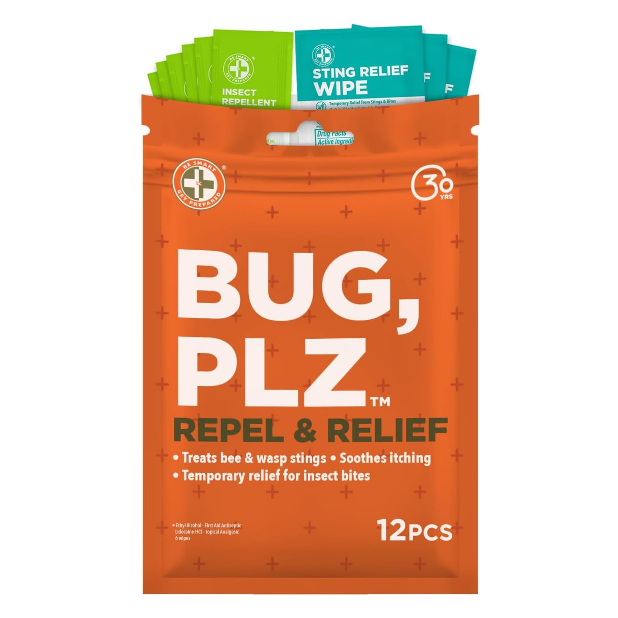 Foto 3 | Kit Para Repeler Y Aliviar Insectos Be Smart Get Prepared  12 Piezas - Venta Internacional.