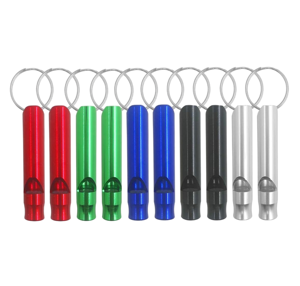 Silbato De Auxilio Para Emergencia Y Supervivencia 10 Pzs, Multicolor