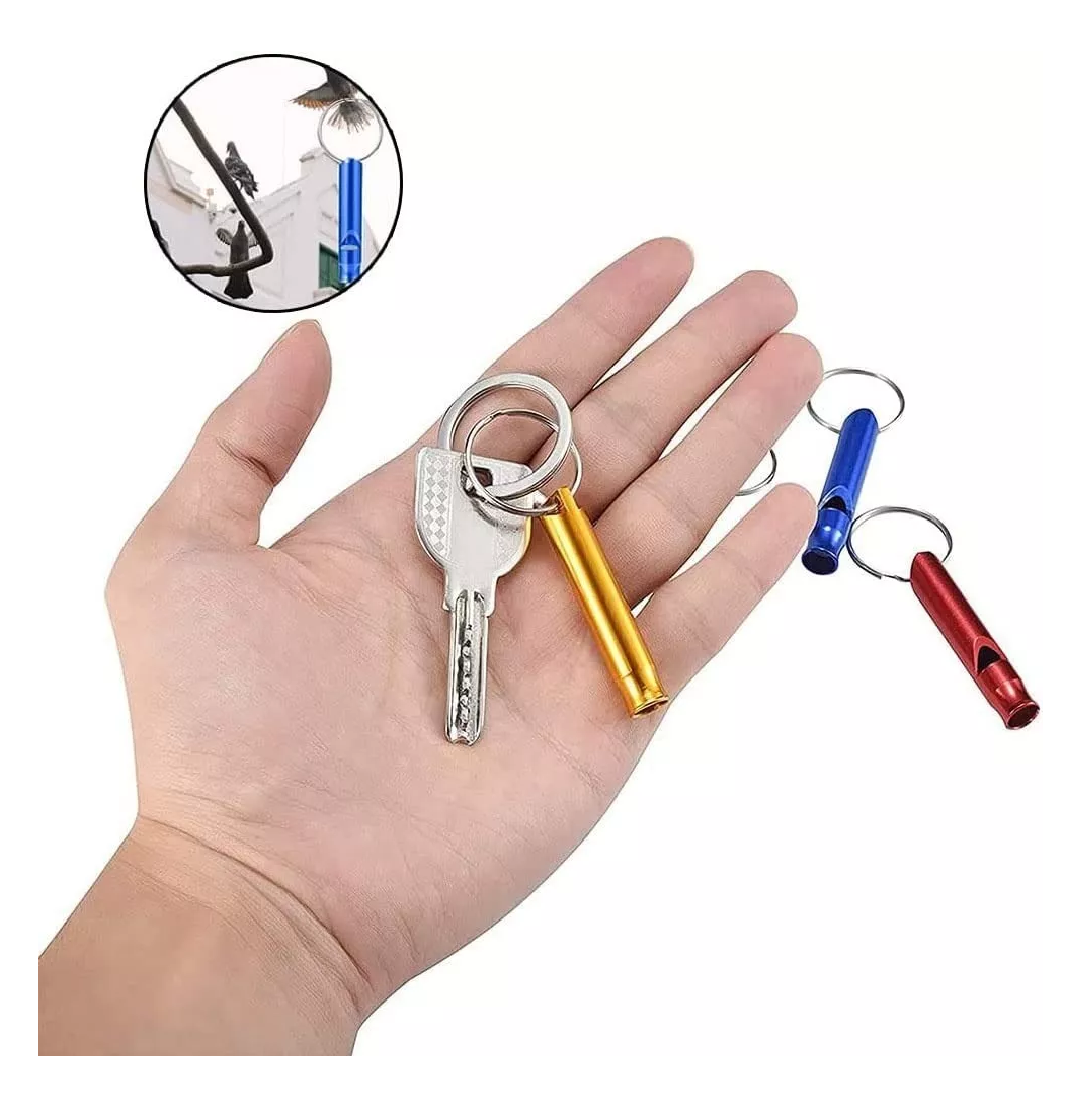 Foto 3 pulgar | Silbato De Auxilio Para Emergencia Y Supervivencia 10 Pzs, Multicolor