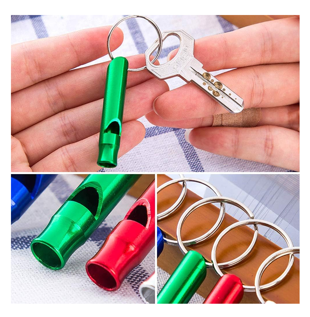 Foto 6 pulgar | Silbato De Auxilio Para Emergencia Y Supervivencia 10 Pzs, Multicolor