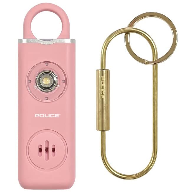 Llavero Con Alarma Personal Police, 130 Db, Sirena Led, Color Rosa - Venta Internacional. $801