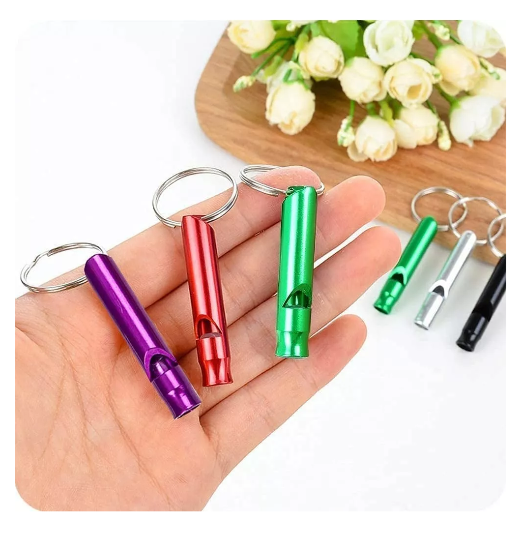 Foto 4 pulgar | Silbato De Auxilio Para Emergencia Y Supervivencia 10 Pzs Colores