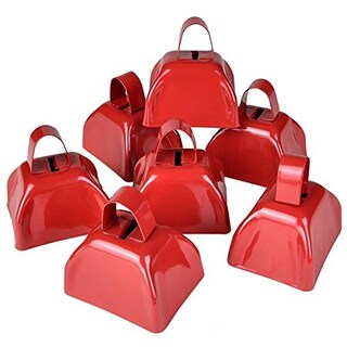 Foto 1 | Cowbell Rhode Island Novelty Red Metal 12 Unidades - Venta Internacional.