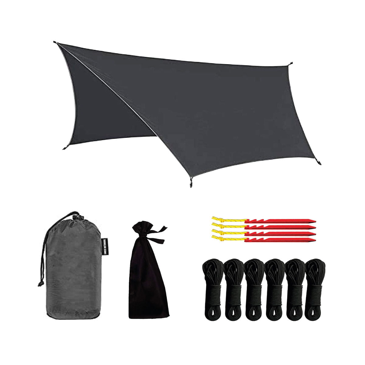 Carpa Impermeable The Finix Gris para Camping