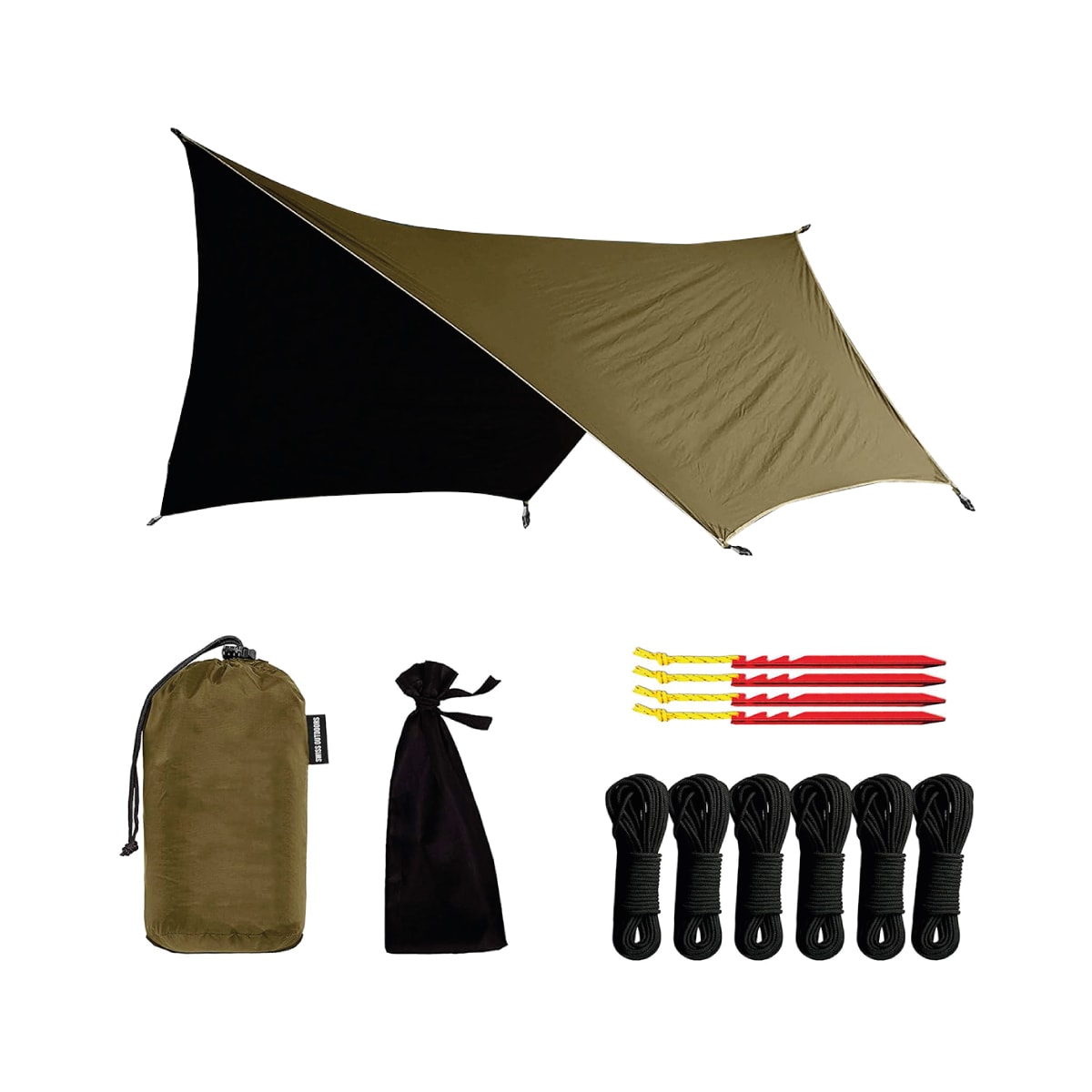 Carpa Impermeable The Finix Verde para Camping $699