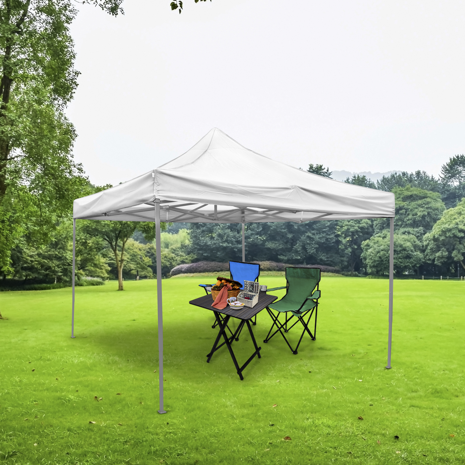 Foto 6 | Toldo Plegable 3 x 3 m Blanco