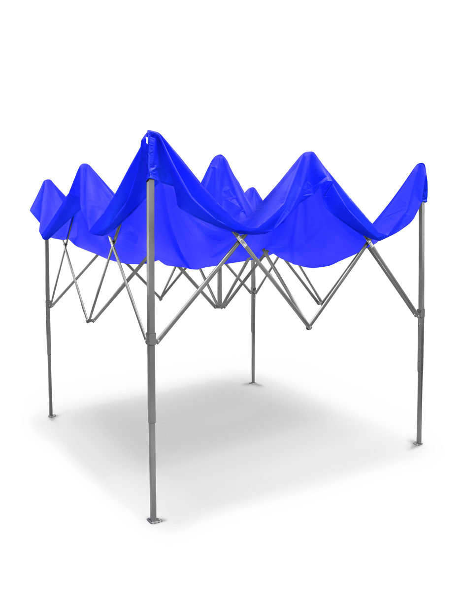 Foto 3 pulgar | Carpa Toldo 3x3m Plegable Azul