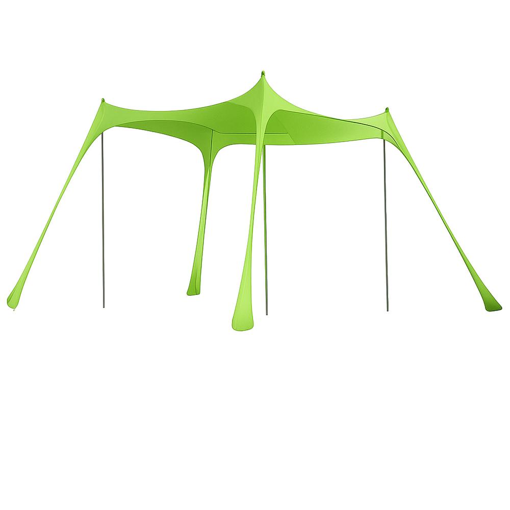 Toldo Sombra Para Playa Portatil 3x3 Fácil De Armar Upf+50