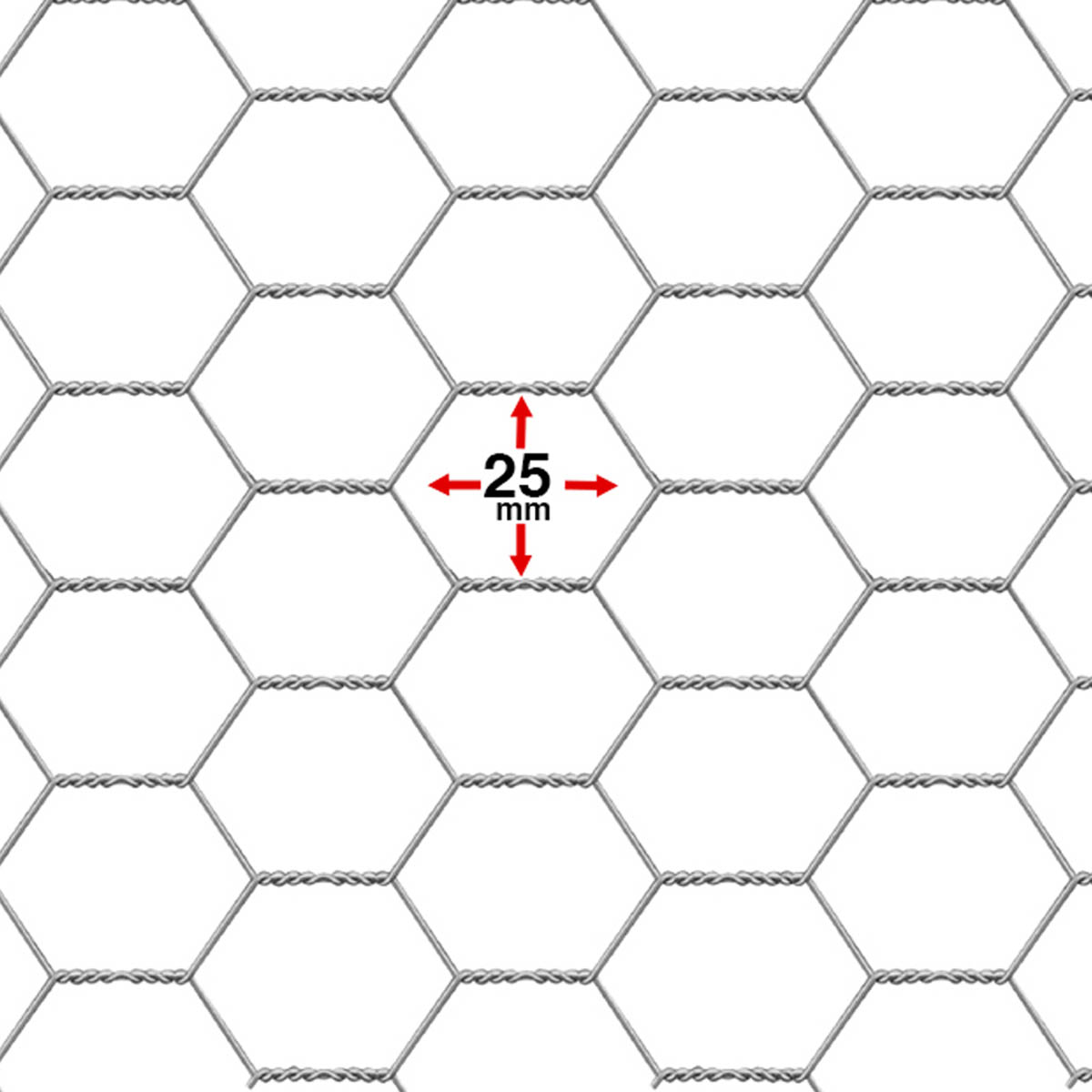 Foto 4 pulgar | Malla Hexagonal Reforzar Akron  22x25x100  (gallinera/conejera/para Corral) 60-04r
