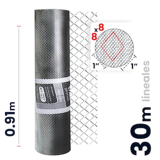 Foto 1 | Criba Galvanizada Akron Ab 8x8 Long. 30 M