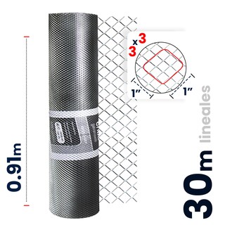 Foto 1 | Criba Galvanizada Akron Ab 3x3 Long. 30 M