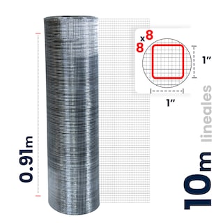 Foto 1 | Malla Criba Ligera Akron Altura 0.90mts 8x8 Rollo 10mts