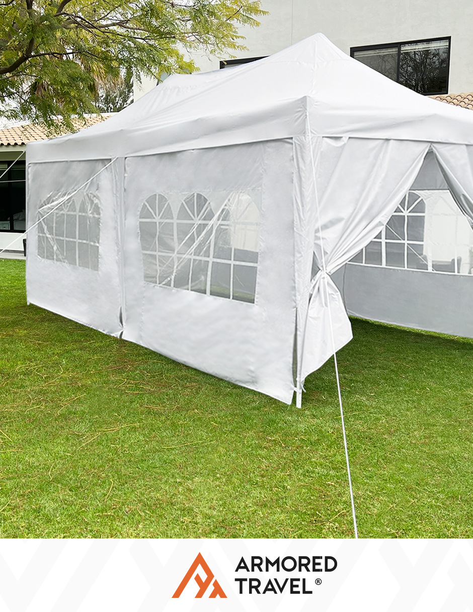 Foto 7 pulgar | Toldo tipo Carpa Armored Travel con Paredes Plegable 3 x 6 m Retráctil Blanco