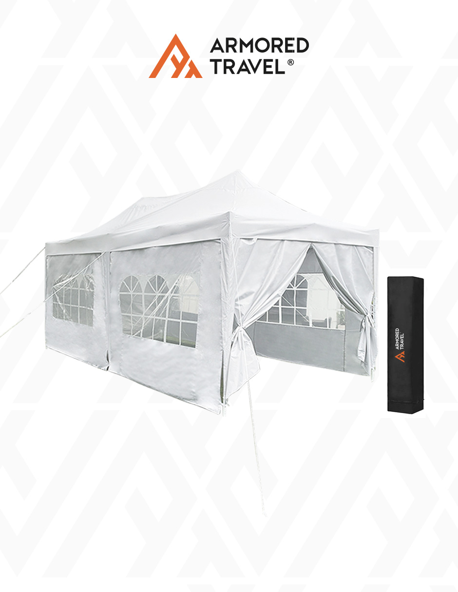 Foto 9 pulgar | Toldo tipo Carpa Armored Travel con Paredes Plegable 3 x 6 m Retráctil Blanco