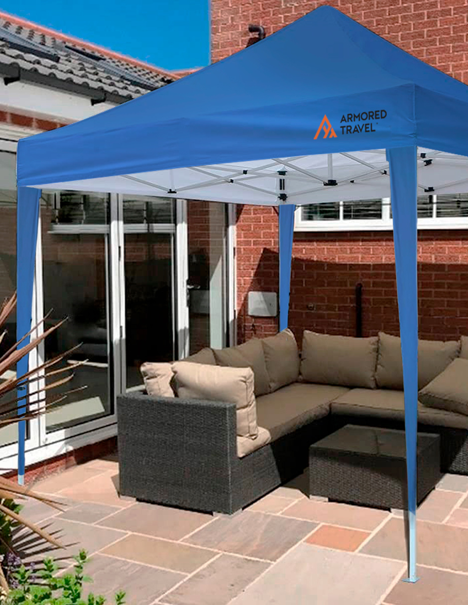 Foto 3 | Toldo tipo Carpa Plegable Impermeable Armored Travel 3 x 3 m Azul