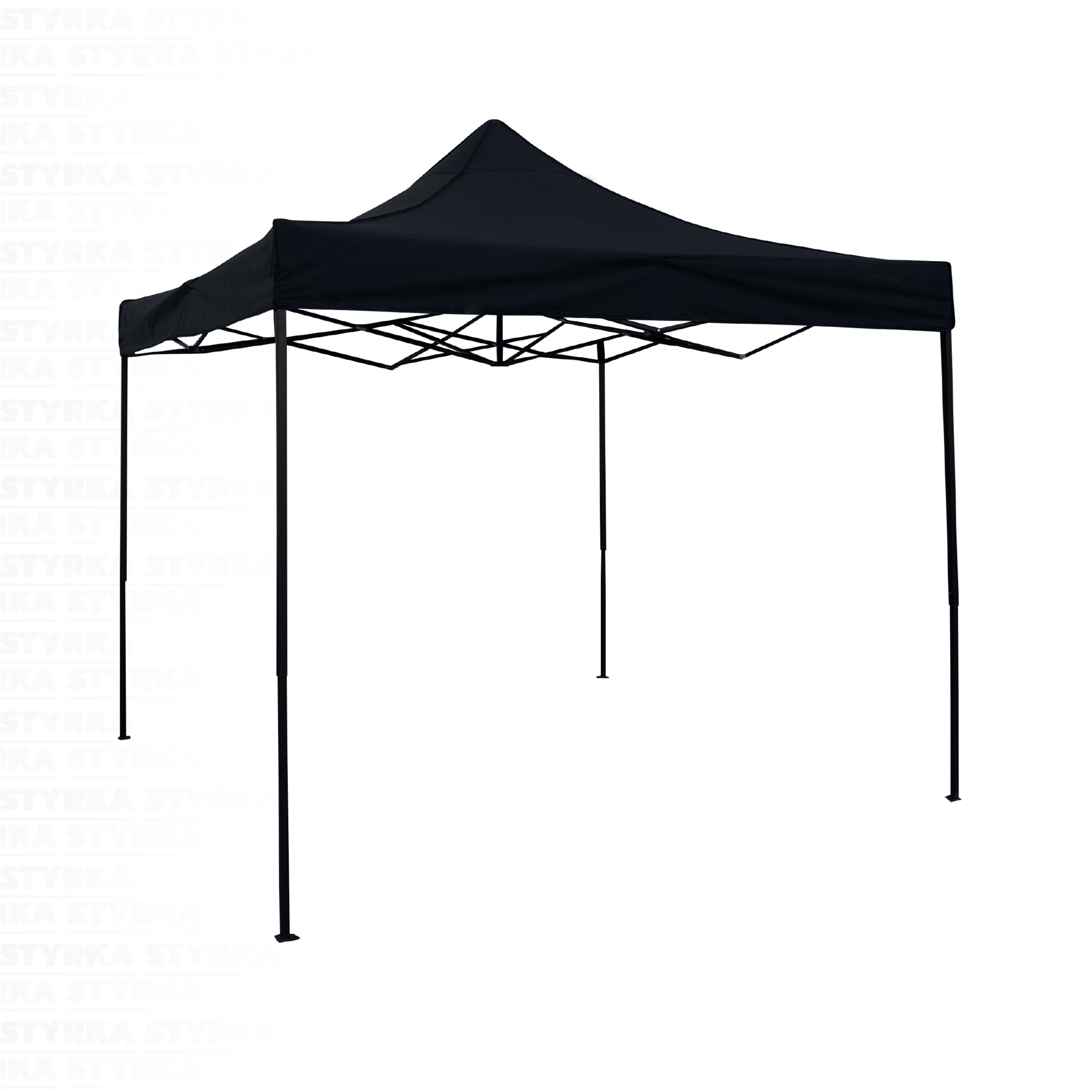 Foto 2 pulgar | Carpa Toldo Plegable 3x3 Impermeable Y Reforzado Styrka color Negro